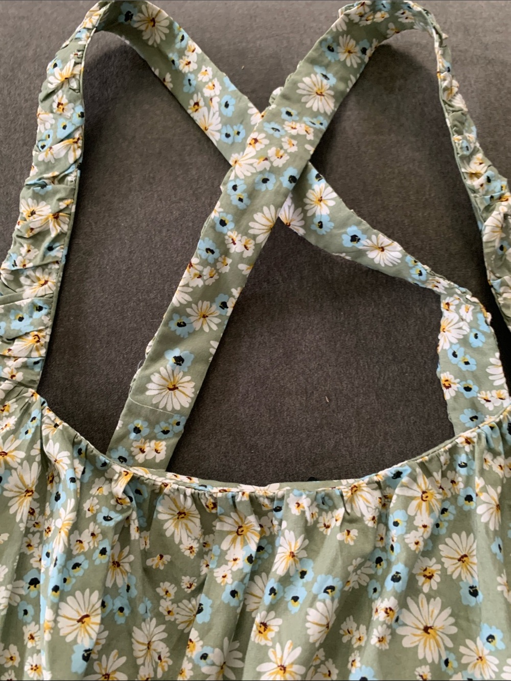 NWT Lulus Among the Meadow Sage Green Floral Print Midi Dress - Picture 9 of 16